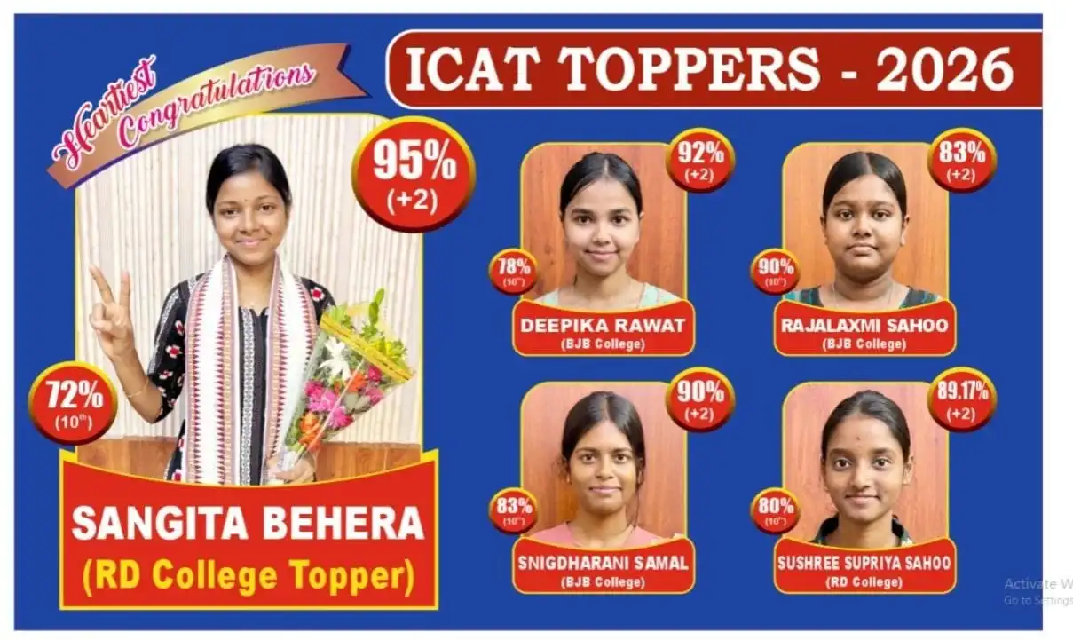 icatodisha | Best institute for Commerce in Bhubaneswar, Odisha  >> Topper Img